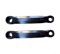 Coppia di pedivelle in ferro da 165 mm, compatibili con pedali da 14 mm e assi quadrati da 16 x 16 mm, per macchine da ciclismo