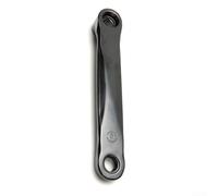 Coppia di pedivelle per cyclette, lunghezza 170 mm con filettatura 9/16-20 e rombo da 13 x 13 mm, adatte per la sostituzione su macchine da ciclismo fitness (manovella destra)
