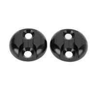 Coppia di piastre per l’ancoraggio dei binari delle compagnie aeree, punto di ancoraggio in lega di alluminio per il fissaggio, kit di ancoraggio rotondo con finitura anodizzata