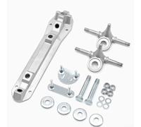 Coppia di piastre per pattinaggio a rotelle in lega di alluminio con perno in acciaio e freno regolabile in altezza, ferma dita resistente all'usura, strumenti completi per facile (blu) (per taglia 41