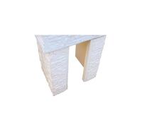 Coppia di piedi sostegno per pilozza serie Muraglietto p.45 x h.65 cm per pilozza da L.100x50 cm