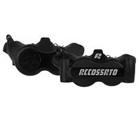 Coppia di pinze freno radiali Accossato Forgiata Monoblocco Interasse 100 mm Con Pistoni in Alluminio, con pastiglie ZXC incluse, per Benelli Tornado Tre RS dal 2004 al 2005, 900 CC