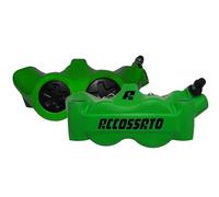 Coppia di pinze freno radiali Accossato Forgiata Monoblocco Interasse 100 mm Con Pistoni in Alluminio, con pastiglie ST incluse, per Ducati Panigale V2 dal 2021 al 2022, 955 CC