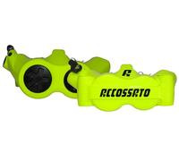 Coppia di pinze freno radiali Accossato Forgiata Monoblocco Interasse 100 mm Con Pistoni in Alluminio, con pastiglie ST incluse, per Aprilia Tuono V4 Factory dal 2017 al 2018, 1100 CC