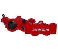 Coppia di pinze freno radiali Accossato Forgiata Monoblocco Interasse 100 mm Con Pistoni in Alluminio, con pastiglie ST incluse, per Ducati Panigale Corse dal 2018 al 2019, 959 CC