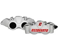 Coppia di pinze freno radiali Accossato Forgiata Monoblocco Interasse 108 mm Con Pistoni in Alluminio, con pastiglie ST incluse, per Yamaha YZF-R7 dal 2022 al 2022, 700 CC