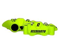 Coppia di pinze freno radiali Accossato Forgiata Monoblocco Interasse 108 mm Con Pistoni in Alluminio, con pastiglie ZXC incluse, per Yamaha Tracer 900 dal 2015 al 2019, 900 CC