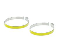 COPPIA DI PINZE PER PANTALONI cromo Reflechissant velo Scooter universale moto vintage Protege Old School Fixie singlespeed Uomo Donna Pinza Accroche clip ELASTIQUE Protege gamba polpaccio sicurezza