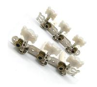 Coppia di piroli per chitarra accordatore meccaniche bianche per parti di chitarra classica Piroli Per Accordatura Per Chitarra