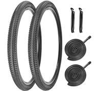 Coppia di pneumatici per mountain bike da 27,5" x 1,95", pieghevoli, con valvola Schrader AV32 mm, camera d'aria per mountain bike, bici da strada, pneumatici di ricambio