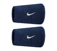 Coppia di Polsini Alti Tennis Padel Nike Swoosh Doublewide Tergisudore Blue
