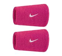 Coppia di Polsini Alti Tennis Padel Nike Swoosh Doublewide Tergisudore Fuxia
