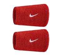 Coppia di Polsini Alti Tennis Padel Nike Swoosh Doublewide Tergisudore Red