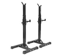 Coppia di Rack per Squat Regolabili Standard da 35 a 66 Pollici, Tipo Split, multifunzionali, per Squat, bilanciere, Panca per pressa Libera, Attrezzatura Fitness Portatile.,