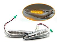 Coppia Di Ripetitori Laterali A LED Cromati Per BMW X1 E84 2009-2012