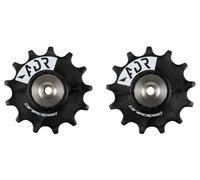 Coppia di rulli ceramicspeed alpha per shimano rx827 rx822 e mtb 12v nero
