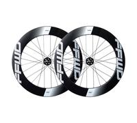 Coppia di ruote da bicicletta con mozzi tubolari Fast Forward Ryot77 Track Ffwd Bianco