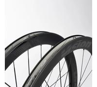 Coppia di ruote di Vision Metron 45 RS SL Silver Edition Shimani Noir
