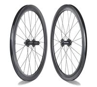 Coppia Di Ruote In Carbonio 700c Cerchio Freno A Disco Profondità 50 Mm Ruote Bici Da Corsa Perno Passante 12x100 Mm/12x142 Mm 8/9/10/11 Velocità