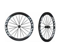 Coppia di ruote miche deva rd 52 700 mm 12x100 12x142 mm centerlock nero argento
