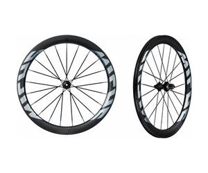 Coppia di ruote miche deva rd 52 700 mm 12x100 12x142 mm centerlock nero argento