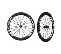 Coppia di ruote miche deva rd 62 700 mm 12x100 12x142 mm centerlock nero argento