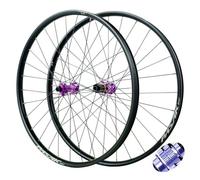 Coppia di ruote per bici da 26/27,5/29 pollici, lega di alluminio 54T, mozzo per bici/ibrido con bloccaggio centrale, 4 cuscinetti sigillati, cerchio da montagna 110 mm 148 mm per 7-12 velocità, 1950