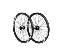 Coppia di ruote pride racing gravity control v2 da 24 507 20x100 15x100 mm 6 fori nero bianco lucido