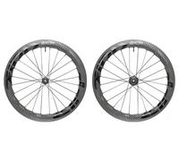 Coppia di ruote zipp 454 nsw tubeless disc 700c 12x100 12x142mm centerlock