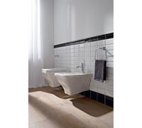 Coppia di Sanitari Vaso + Bidet Sospesi Butterfly in Ceramica Bianca