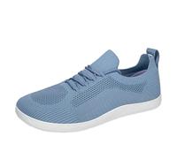 Coppia di Scarpe Casual con Punta Larga, Basse, Stringate, Slip-on, in Mesh Leggero, atletiche, da Passeggio, Fitness, Sport all'Aria Aperta