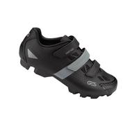 Coppia di scarpe con 3 chiusure in velcro compatibili con spd Ges Vantage2 Noir