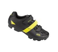 Coppia di scarpe con 3 chiusure in velcro compatibili con spd Ges Vantage2 Noir