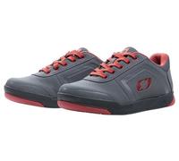 Oneal Pinned Flat Pedal V.22 scarpe, grigio-rosso, taglia 37