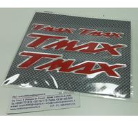 COPPIA DI SCRITTE T.MAX 3D COLORE ROSSO/CROMO 5122