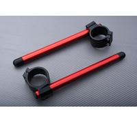 Coppia di Semimanubri Nero- Rosso 43 mm HONDA CBR 1100 XX 1100XX SC35 1997-1998