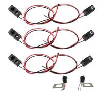 Coppia di sensori a infrarossi, 4 pezzi, fotocellula IR con rilevamento da 25 cm, rilevatore di interruzione da 5 V CC per impianto di allarme (senza terminali)