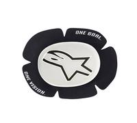 Coppia di Slider ginocchia Alpinestars GP SPORT EVO Bianco Nero