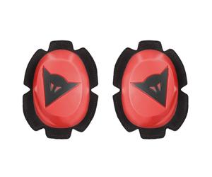 Coppia di Slider Ginocchia Dainese PISTA RAIN Rosso Fluo Nero