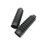 COPPIA DI SOFFIETTI IN GOMMA PER FORCELLA MOTO FUORI STRADA CROSS ENDURO 18,5 CM