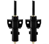 Coppia di spazzole di carbone per motore Ceset in lavatrici Candy corrispondenti ai numeri di parte OEM per 49018683 e 92126721