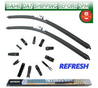 Coppia Di Spazzole Per Parabrezza Aero Piatte Set 24" 18" Multi Fit ZS