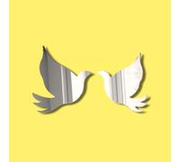 Coppia Di Specchi Acrilici A Forma Di Colombe - Varie Dimensioni