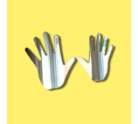 Coppia Di Specchi Acrilici A Forma Di Mano - Varie Dimensioni