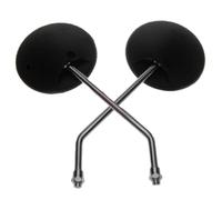Coppia Di Specchi Per Simson S50 S51 S70 SR50 Schwalbe KR51 M8x1.25 Nero