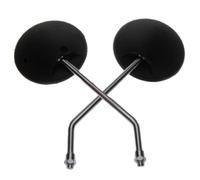 Coppia Di Specchi Per Simson S50 S51 S70 SR50 Schwalbe KR51 M8x1.25 Nero
