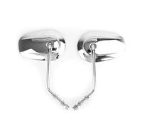 Coppia di Specchi Retrovisori Cromati per Road Street Glide Softail XL883 1200`