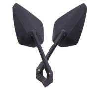 Coppia di Specchi Universal Nero Alluminio Plus Adattatore per Yamaha Omologati