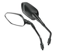 Exter - Specchietti moto omologati 10mm DX Nero opaco Attacco a manubrio