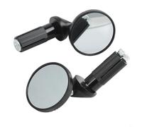Coppia di specchietti retrovisori da 22 mm per mini moto per manubrio compatibili con Tmx e Click Scooters nero in lega di alluminio Wide View regolabile set di specchietti laterali per bici